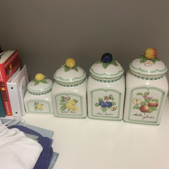 Villeroy & Boch Kitchen Canister Set Villeroy Boch 8 Piece French